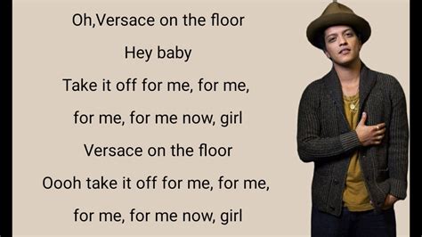 bruno mars traduzione versace on the floor|versace on the floor lyrics meaning.